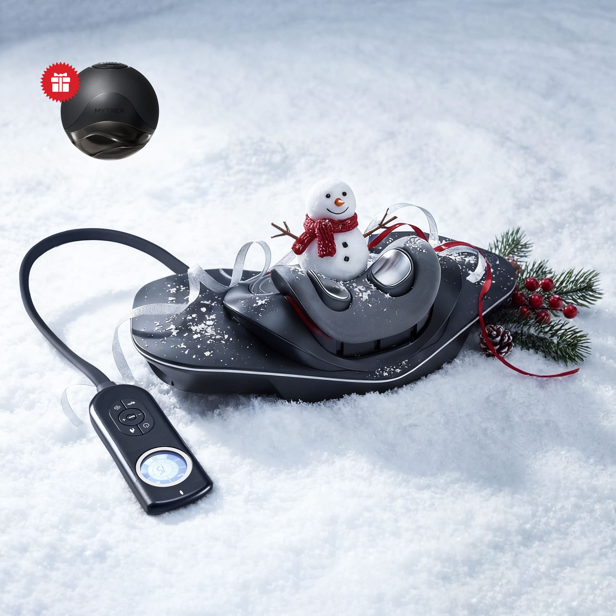 EMS Neck Traction Device with Adjustable Heat for Neck Pain Relief