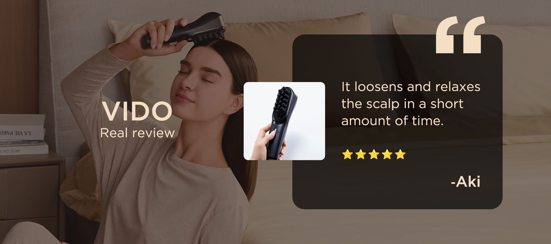 VIDO MOTION BRUSH Lateral Vibrating Massager – MYTREX Global