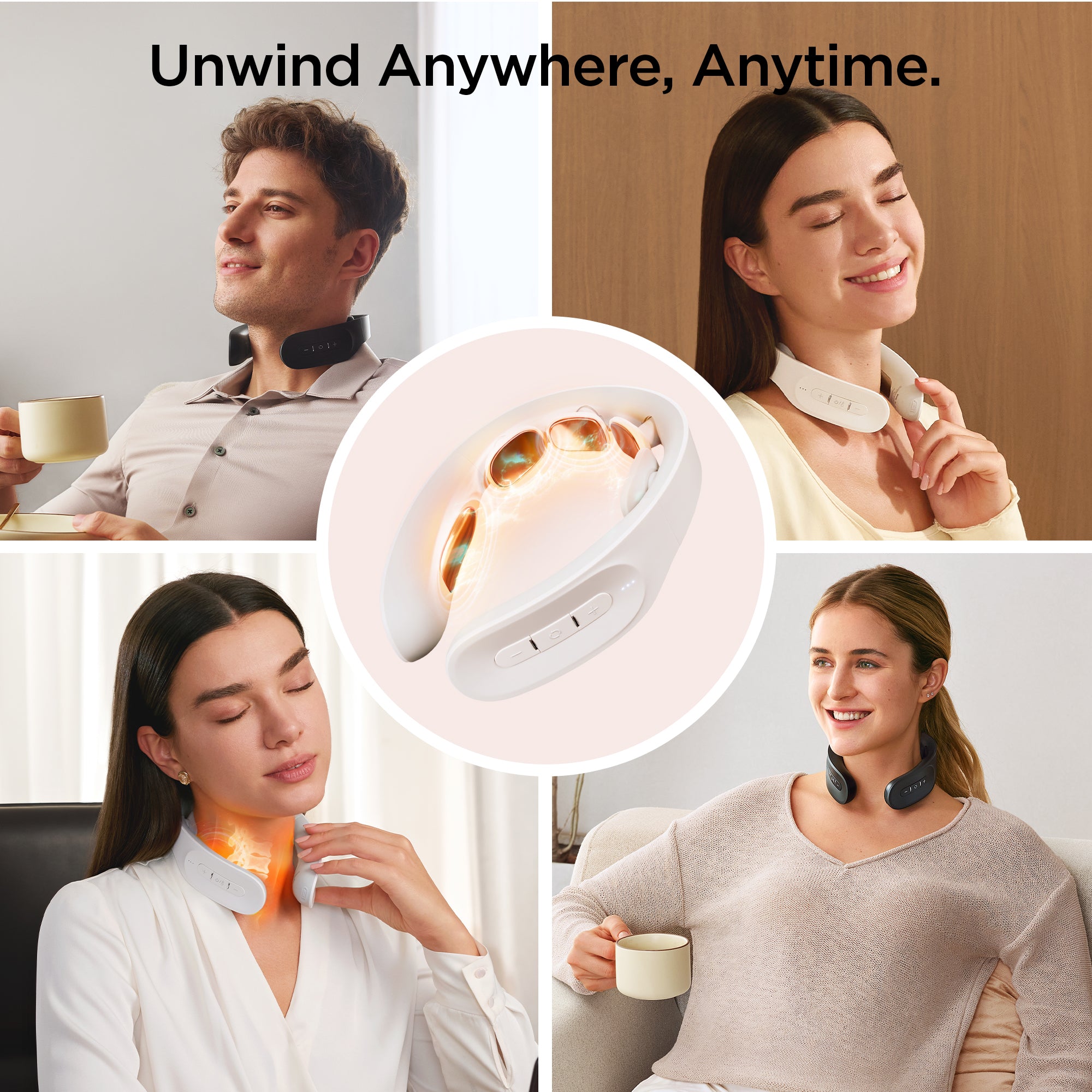 MTREX DR. Heat Neck Portable EMS Neck and Shoulder Massager with