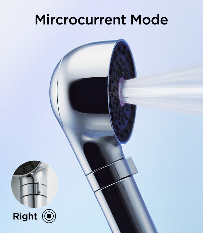 Hiho Fine Bubble+e microcurrent shower mode