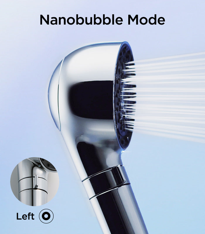 Hiho Fine Bubble+e straight shower mode