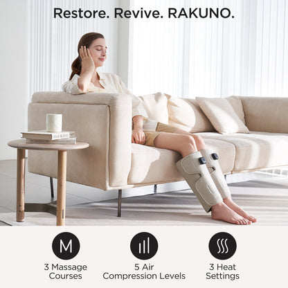 RAKUNO FIT Air Compression Calf Massager