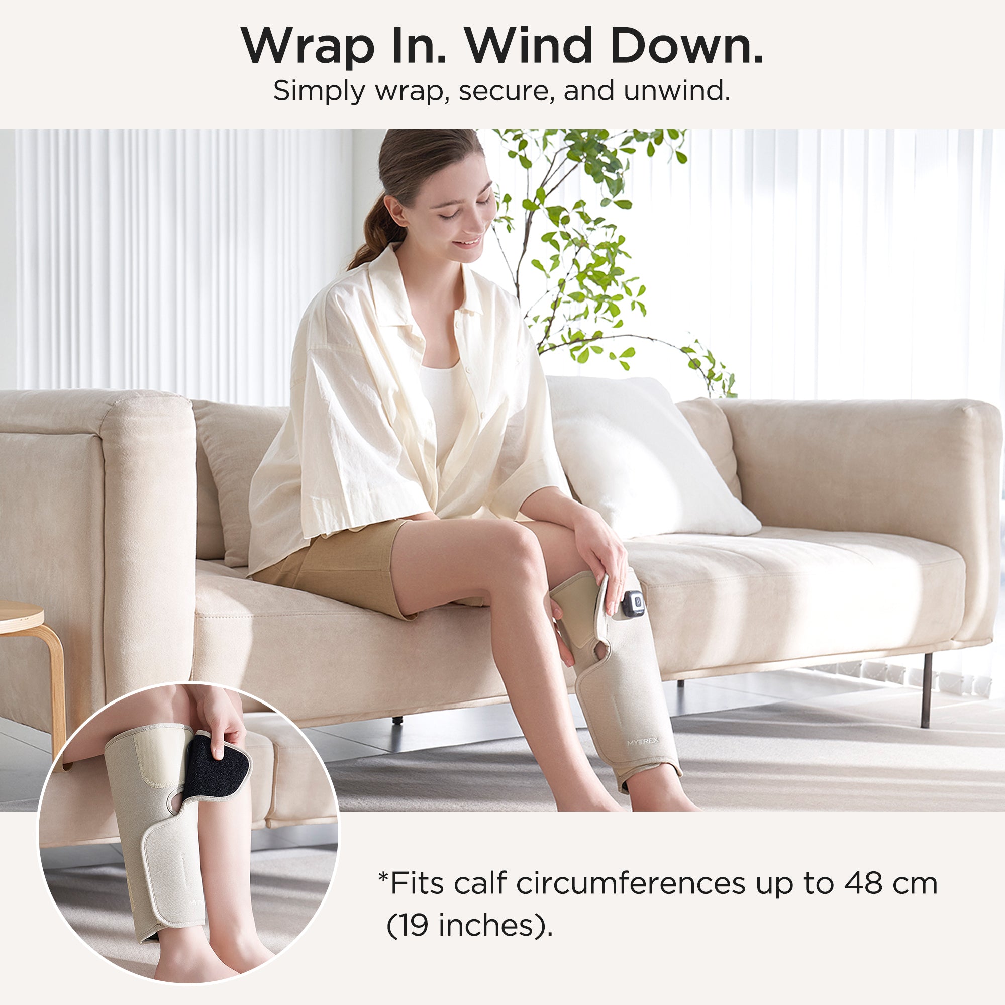 RAKUNO FIT Air Compression Calf Massager