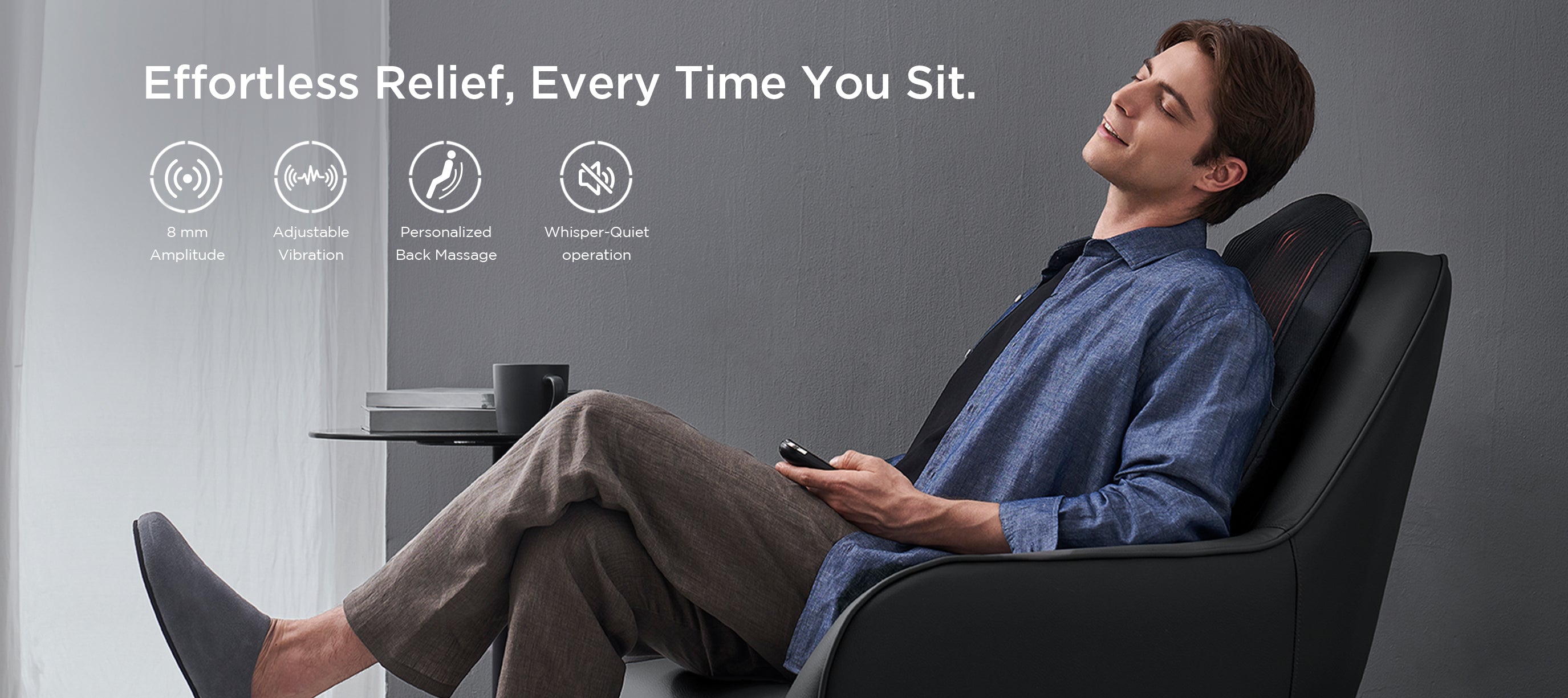 Rebive Seat Back Massage Cushion – MYTREX Global