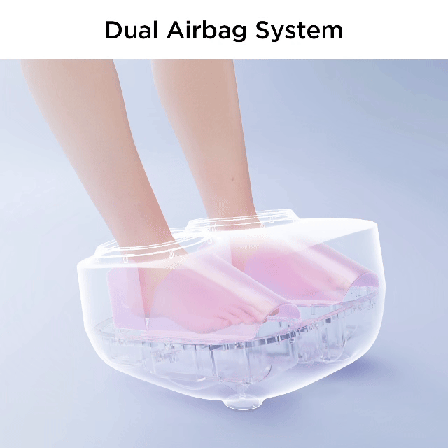 RELIEF FOOT Heated Air Compression Acupressure Massager