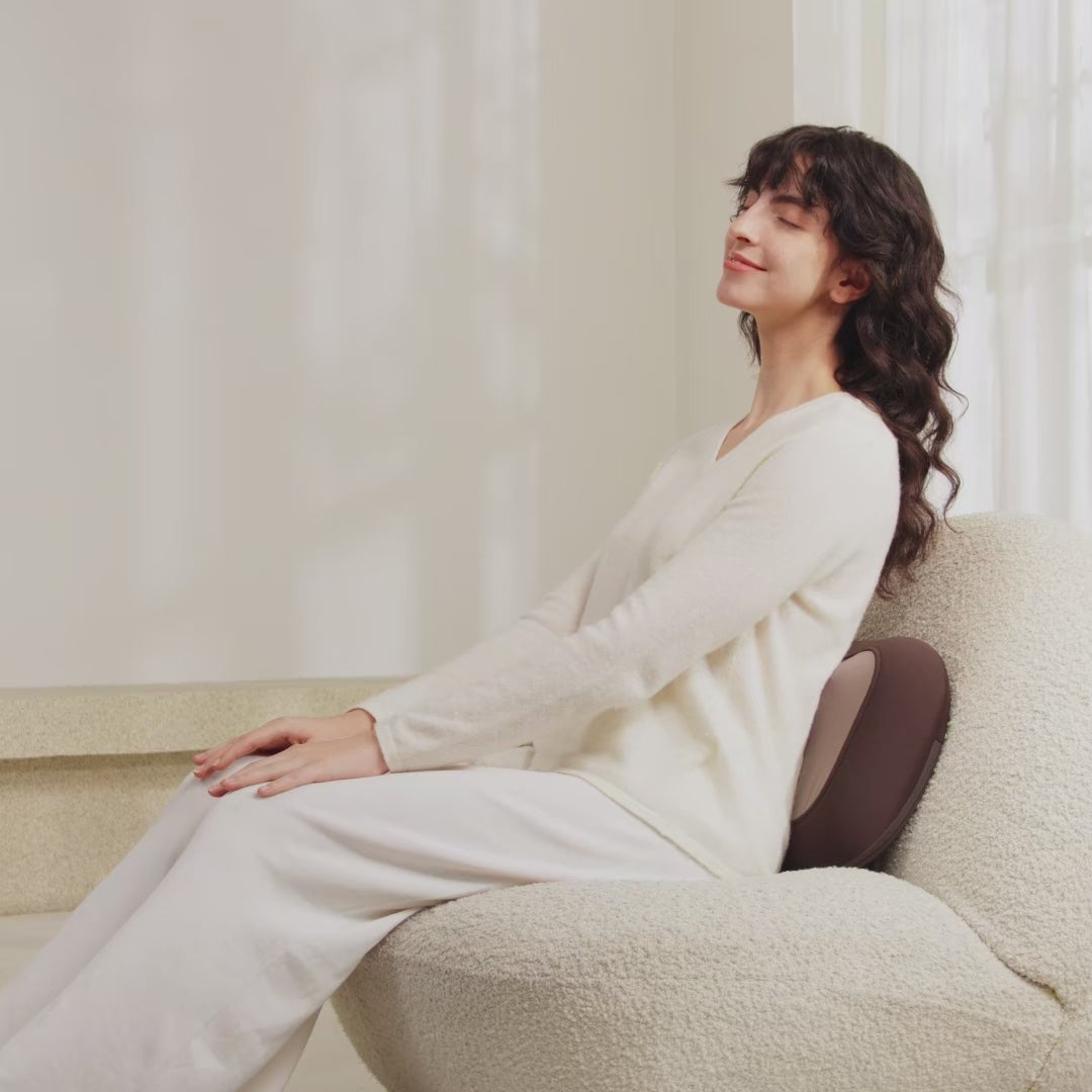 Rakuno W Care Dual-Use Massage Cushion